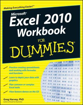 Excel 2010 Workbook For Dummies 047048960X Book Cover