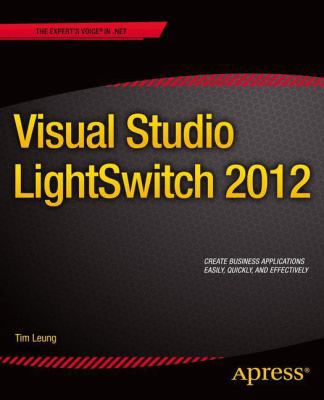Visual Studio Lightswitch 2012 1430250712 Book Cover