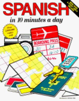 Spanish in 10 Minutes a Day 094450258X Book Cover