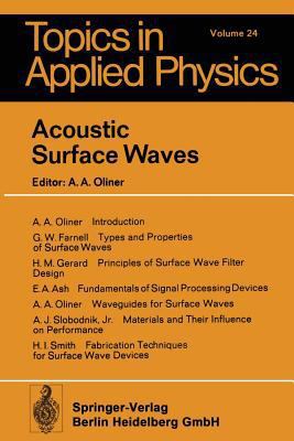 Acoustic Surface Waves 3662309173 Book Cover