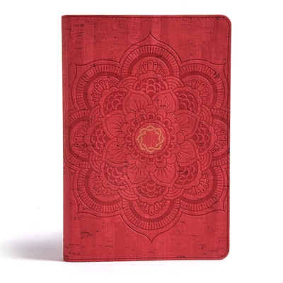 CSB Essential Teen Study Bible, Red Flower Cork... 1433648717 Book Cover