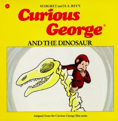 Curious George and the Dinosaur 0395519365 Book Cover