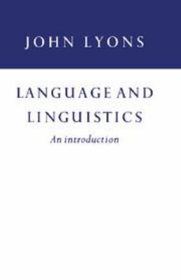 Language and Linguistics 0511809859 Book Cover