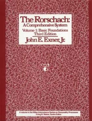 The Rorschach: A Comprehensive System, Vol 1: B... 0471559024 Book Cover
