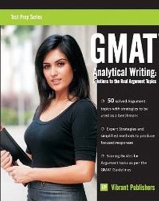 GMAT Analytical Writing: Solutions to the Real ... 1480129615 Book Cover