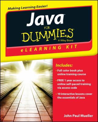 Java eLearning Kit For Dummies 1118098781 Book Cover