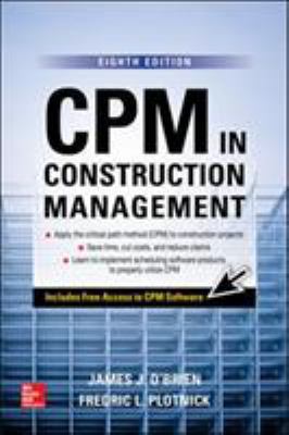 CPM in Construction Management, Eighth Edition 1259587274 Book Cover