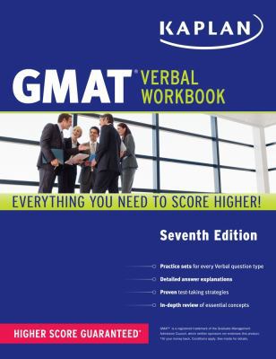 Kaplan GMAT Verbal Workbook 160978099X Book Cover