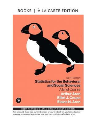 Statistics for the Behavioral and Social Scienc... 0205989063 Book Cover