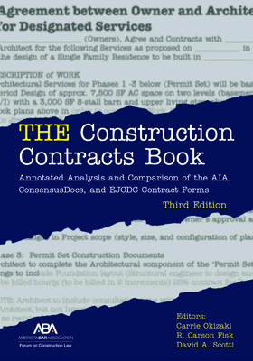 The Construction Contracts Book: Annotated Anal... 1641056398 Book Cover