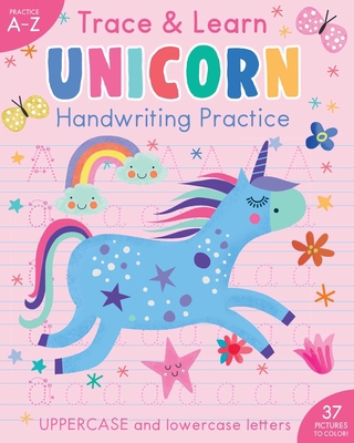 Trace & Learn Handwriting Practice: Unicorn 1647223091 Book Cover