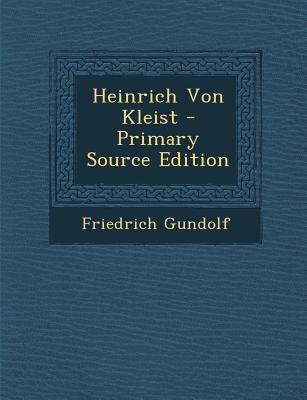 Heinrich Von Kleist [German] 1295394456 Book Cover