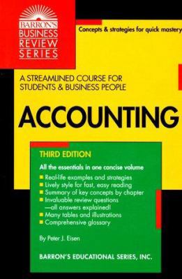 Accounting (Barron's Business Review Series) 0812019172 Book Cover