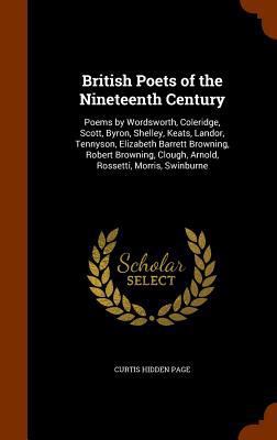 British Poets of the Nineteenth Century: Poems ... 1343550912 Book Cover
