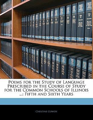 Poems for the Study of Language Prescribed in t... 1141735008 Book Cover