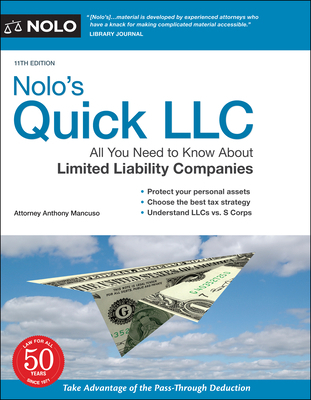 Nolo's Quick LLC: All You Need to Know about Li... 1413328288 Book Cover