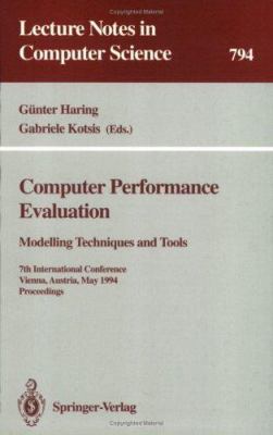 Computer Performance Evaluation: Modelling Tech... 3540580212 Book Cover