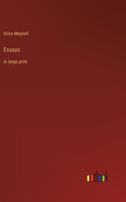 Essays: in large print 3368401793 Book Cover