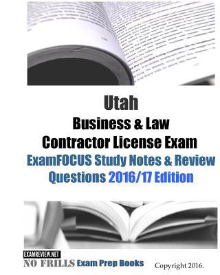 Utah Business & Law Contractor License Exam Exa... 1530044014 Book Cover