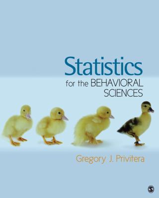 Statistics for the Behavioral Sciences 141296931X Book Cover