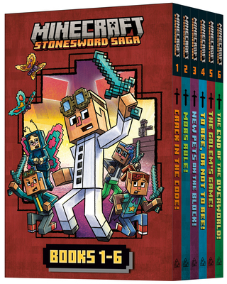 Minecraft Stonesword Saga Chapter Book Boxed Se... 0593808134 Book Cover