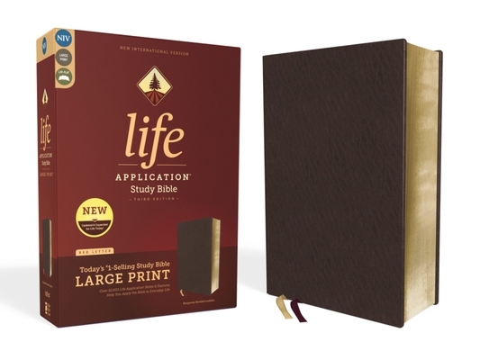 Niv, Life Application Study Bible, Third Editio... [Large Print] 0310452864 Book Cover