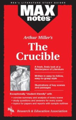Crucible, the (Maxnotes Literature Guides) 0878917535 Book Cover