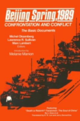 Beijing Spring 1989: Confrontation and Conflict... 0873326849 Book Cover