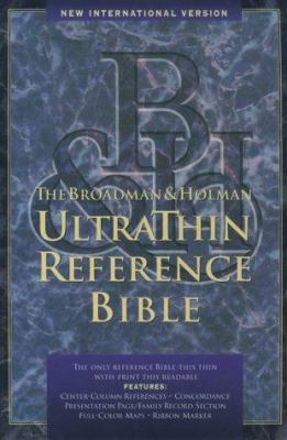 Ultrathin Reference Bible-NIV 0879819227 Book Cover