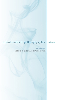 Oxford Studies in Philosophy of Law: Volume 1 0199606447 Book Cover