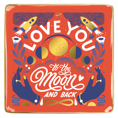 Love You To The Moon and Back Porcelain Tray 0735362734 Book Cover