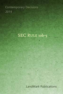 SEC Rule 10b-5 1079957987 Book Cover