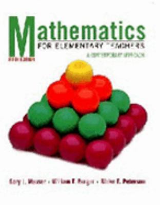 Mathematics for Elementary Teachers: A Contempo... 047136858X Book Cover