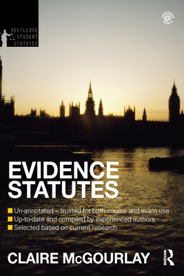 Evidence Statutes 2012-2013 0415633877 Book Cover