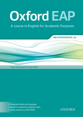 Oxford Eap Pre Intermediate Student Book and DV... 0194002071 Book Cover