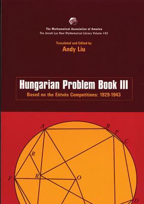 Hungarian Problem Book III 0883856441 Book Cover