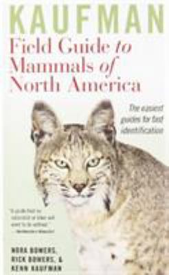 Kaufman Field Guide to Mammals of North America 0618951881 Book Cover