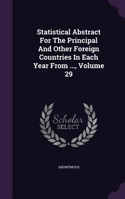 Statistical Abstract For The Principal And Othe... 134334283X Book Cover