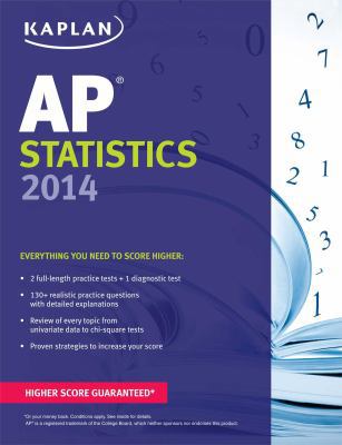 Kaplan AP Statistics 2014 (Kaplan Test Prep) 1618652559 Book Cover