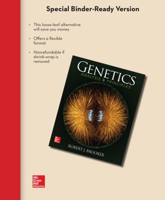 Loose Leaf Version for Genetics: Analysis and P... 0077676394 Book Cover
