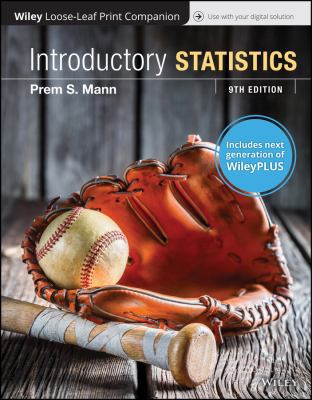 Introductory Statistics, 9e WileyPLUS (next gen... 1119491096 Book Cover