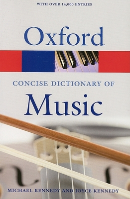 The Concise Oxford Dictionary of Music 0199203830 Book Cover