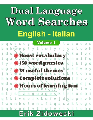 Dual Language Word Searches - English - Italian B084WRXX9H Book Cover