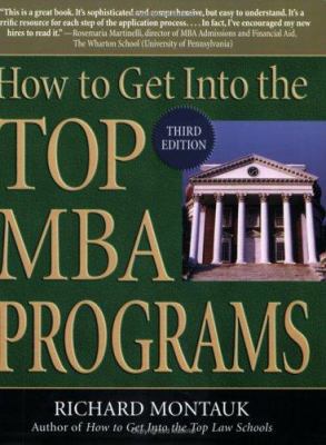 How to Get Into the Top MBA Programs 0735203903 Book Cover