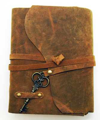 Soft Leather Journal with Key Closure B08YNSS3G1 Book Cover