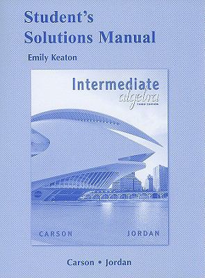 Intermediate Algebra: Student's Solutions Manual 032162694X Book Cover