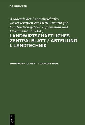 Januar 1964 [German] 3112640411 Book Cover