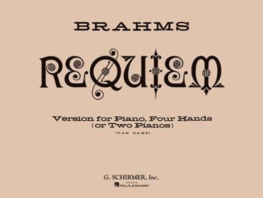 Requiem, Op. 45: Piano Duet 1476877289 Book Cover