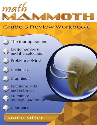 Math Mammoth Grade 5 Review Workbook 1954358563 Book Cover