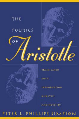 Politics of Aristotle 0807846376 Book Cover